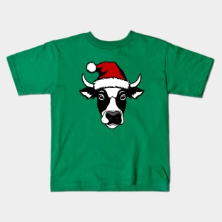 Santa Cow Kids T-Shirt